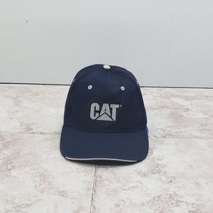 Adjustable Button Top Embroidered CAT Caterpillar Strapback Ball Cap Hat Norscot